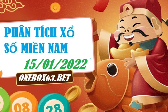 Soi cầu XSMN 15/01/2022 tại Onebox63.bet